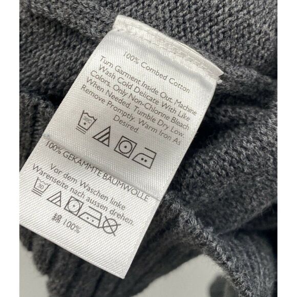 Men’s Eddie Bauer Combed Cotton Sz XXL Color block partial zip Sweater Excellent - Picture 5 of 5